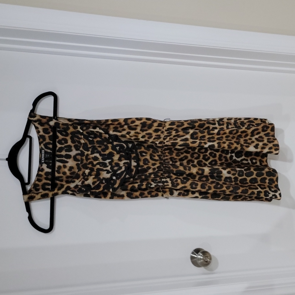 Express Leapord Print Dress